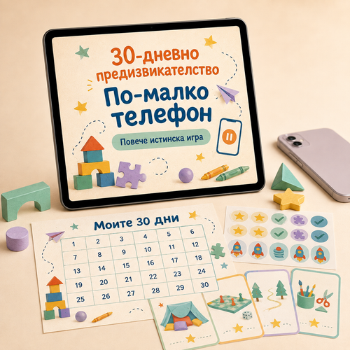 30-дневно предизвикателство „По-малко телефон“